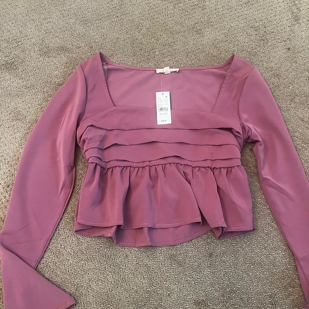 pink long sleeve